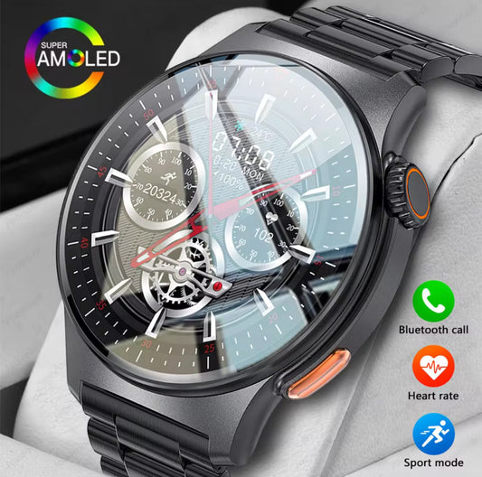 Watch GT Series Smart Watch Men Women HD Screen Bluetooth Call GPS Tracker Heart Rate Waterproof Smart Watch 2025 New Bracelet