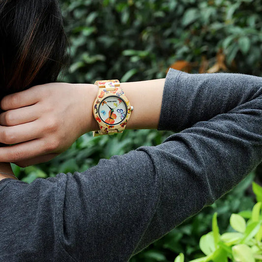 Bamboo Elegance Quartz Watch