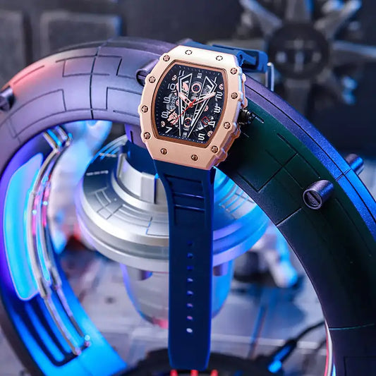 High Quality Soft Rubber Watchband For Richard Mille RM011 Series Bracelet Screw Style Men’s Watch Accessory Strap